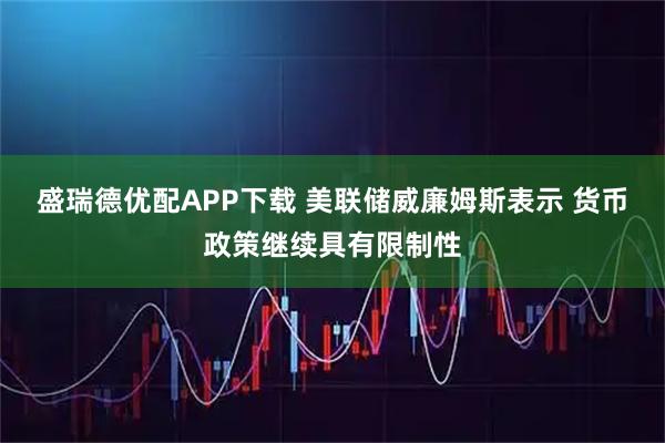 盛瑞德优配APP下载 美联储威廉姆斯表示 货币政策继续具有限制性